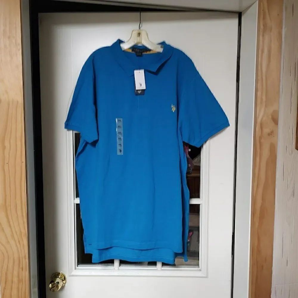 New U.S. Polo Assn Blue Polo Size Men's XXL